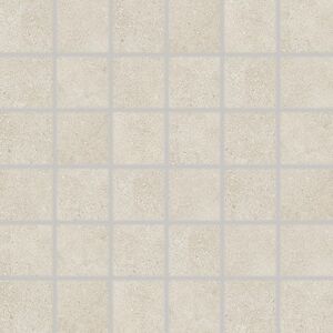 Mozaika Rako Betonico 5×5 cm (set 30×30 cm) světle béžová WDM05793