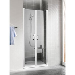 Dveře sprchové Kermi CADA XS CKPTD 800 mm stříbrná/čiré sklo