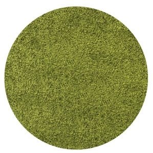 Kusový koberec Life Shaggy 1500 green kruh - 200x200 (průměr) kruh cm Ayyildiz koberce