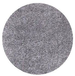 Kusový koberec Life Shaggy 1500 light grey kruh - 120x120 (průměr) kruh cm Ayyildiz koberce