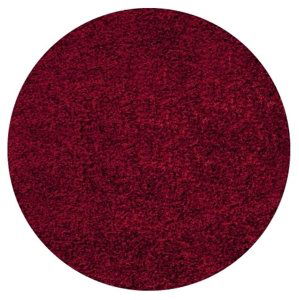 Kusový koberec Life Shaggy 1500 red kruh - 80x80 (průměr) kruh cm Ayyildiz koberce