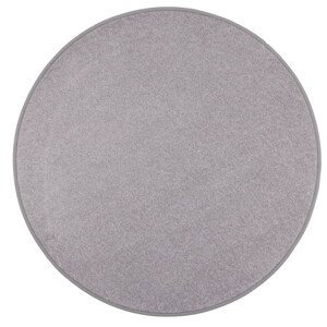Kusový koberec Eton šedý 73 kruh - 120x120 (průměr) kruh cm Vopi koberce