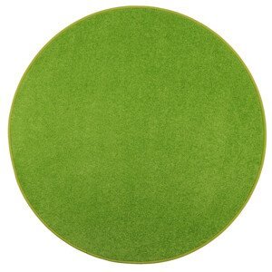 Kusový koberec Eton zelený 41 kruh - 250x250 (průměr) kruh cm Vopi koberce