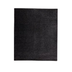 Kusový koberec Eton černý 78 - 57x120 cm Vopi koberce
