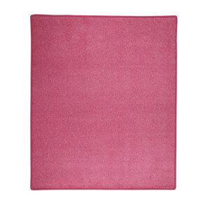 Kusový koberec Eton růžový 11 - 200x400 cm Vopi koberce