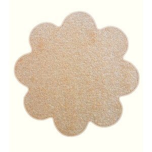 Kusový koberec Eton béžový květina - 160x160 kytka cm Vopi koberce
