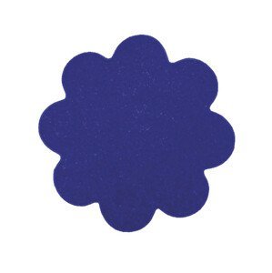 Kusový koberec Eton modrý květina - 120x120 kytka cm Vopi koberce