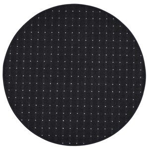 Kusový koberec Udinese antracit kruh - 100x100 (průměr) kruh cm Condor Carpets