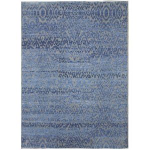 Ručně vázaný kusový koberec Diamond DC-EKT 6 Silver/light blue - 365x550 cm Diamond Carpets koberce