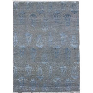 Ručně vázaný kusový koberec Diamond DC-EKT 10 Silver/blue - 365x457 cm Diamond Carpets koberce