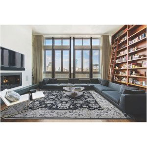 Ručně vázaný kusový koberec Diamond DC-98 JN Black/ivory - 275x365 cm Diamond Carpets koberce