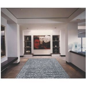 Ručně vázaný kusový koberec Diamond DC-JK 2 Light grey/silver - 245x305 cm Diamond Carpets koberce