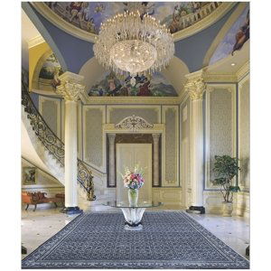 Ručně vázaný kusový koberec Diamond DC-OC Denim blue/silver - 365x550 cm Diamond Carpets koberce