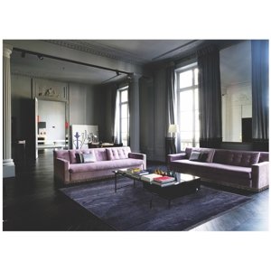 Ručně vázaný kusový koberec Diamond DC-MCN Lilac/silver (overdye) - 120x170 cm Diamond Carpets koberce