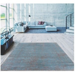 Ručně vázaný kusový koberec Diamond DC-JK 1 Silver/light blue - 245x305 cm Diamond Carpets koberce