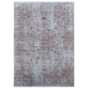 Ručně vázaný kusový koberec Diamond DC-SIRAPI Silver/copper - 180x275 cm Diamond Carpets koberce