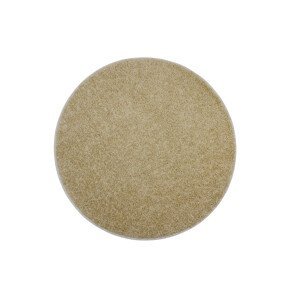 Kusový koberec Color shaggy béžový kruh - 300x300 (průměr) kruh cm Vopi koberce