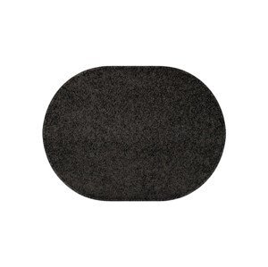Kusový koberec Eton černý ovál - 120x170 cm Vopi koberce