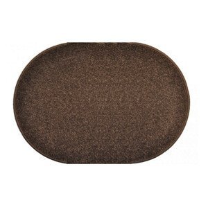 Kusový koberec Eton hnědý ovál - 120x170 cm Vopi koberce