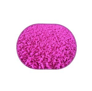 Kusový koberec Color shaggy růžový ovál - 50x80 cm Vopi koberce