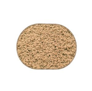 Kusový koberec Color shaggy béžový ovál - 80x150 cm Vopi koberce