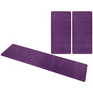 Kobercová sada Nasty 101150 Purple - 3 díly: 70x140 cm (2x), 70x240 cm (1x) cm Hanse Home Collection koberce