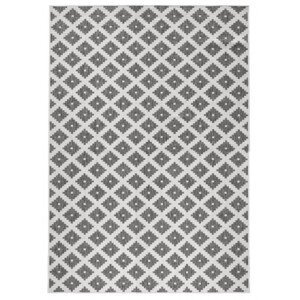 Kusový koberec Twin-Wendeteppiche 103126 grau creme – na ven i na doma - 80x350 cm NORTHRUGS - Hanse Home koberce
