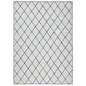 Kusový koberec Twin-Wendeteppiche 103119 blau creme – na ven i na doma - 120x170 cm NORTHRUGS - Hanse Home koberce