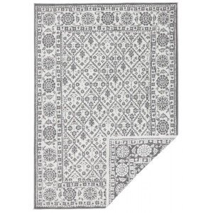 Kusový koberec Twin-Wendeteppiche 103116 grau creme – na ven i na doma - 80x150 cm NORTHRUGS - Hanse Home koberce
