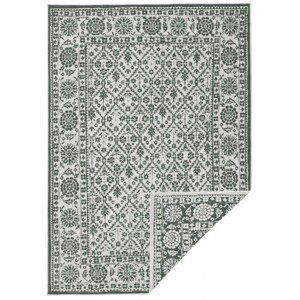 Kusový koberec Twin-Wendeteppiche 103115 grün creme – na ven i na doma - 80x350 cm NORTHRUGS - Hanse Home koberce