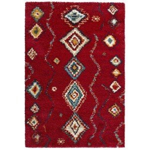 Kusový koberec Nomadic 102692 Geometric Rot - 80x150 cm Mint Rugs - Hanse Home koberce