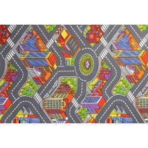 Dětský metrážový koberec Big City 97 - Bez obšití cm Associated Weavers koberce