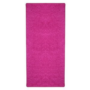 Běhoun na míru Color Shaggy růžový - šíře 50 cm Vopi koberce
