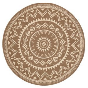 Kusový koberec Celebration 103443 Valencia Brown kruh - 140x140 (průměr) kruh cm Hanse Home Collection koberce