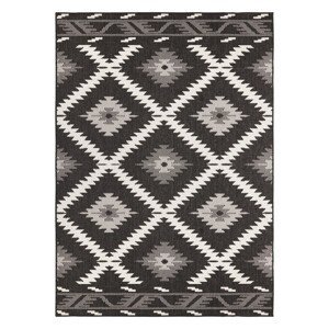 Kusový koberec Twin Supreme 103429 Malibu black creme – na ven i na doma - 80x150 cm NORTHRUGS - Hanse Home koberce