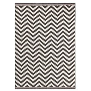 Kusový koberec Twin Supreme 103433 Palma black creme – na ven i na doma - 80x250 cm NORTHRUGS - Hanse Home koberce