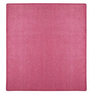 Kusový koberec Eton růžový 11 čtverec - 80x80 cm Vopi koberce