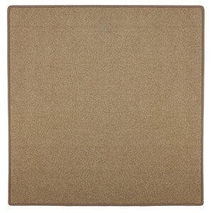 Kusový koberec Eton béžový 70 čtverec - 120x120 cm Vopi koberce