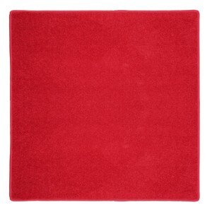 Kusový koberec Eton červený 15 čtverec - 60x60 cm Vopi koberce