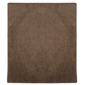 Kusový koberec Eton hnědý 97 čtverec - 80x80 cm Vopi koberce