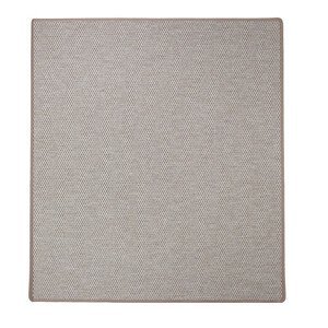 Kusový koberec Nature světle béžový čtverec - 100x100 cm Vopi koberce