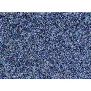 Metrážový koberec Lindau 39 Modrý, zátěžový - Bez obšití cm Vebe