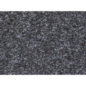 Metrážový koberec Lindau 50 černý, zátěžový - Bez obšití cm Vebe
