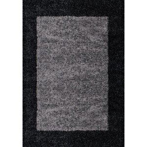 Kusový koberec Life Shaggy 1503 anthracit - 80x150 cm Ayyildiz koberce