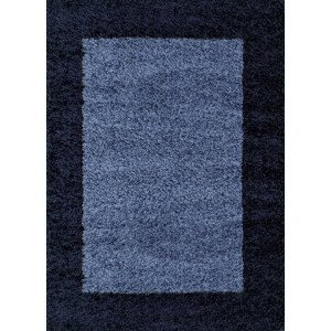 Kusový koberec Life Shaggy 1503 navy - 80x150 cm Ayyildiz koberce
