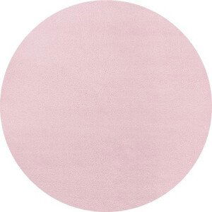 Kusový koberec Fancy 103010 Rosa - sv. růžový kruh - 200x200 (průměr) kruh cm Hanse Home Collection koberce