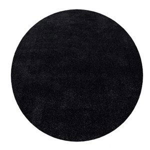 Kusový koberec Ata 7000 anthracite kruh - 200x200 (průměr) kruh cm Ayyildiz koberce