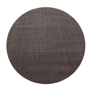 Kusový koberec Ata 7000 mocca kruh - 120x120 (průměr) kruh cm Ayyildiz koberce