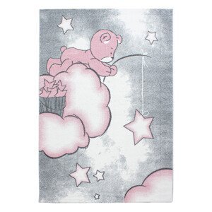 Dětský kusový koberec Kids 580 pink - 80x150 cm Ayyildiz koberce