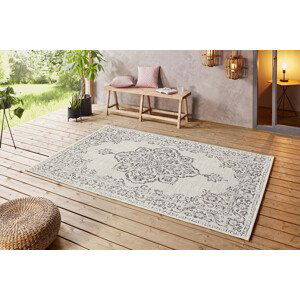 Kusový koberec Beach 103855 Cream/Grey/Anthracite – na ven i na doma - 160x230 cm NORTHRUGS - Hanse Home koberce